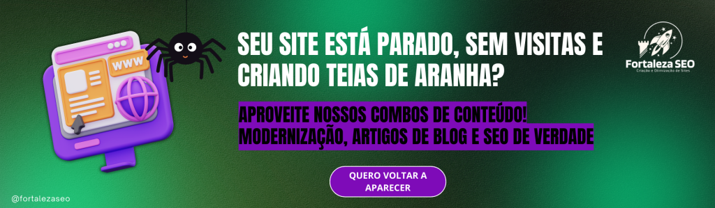 criação e atualização de site